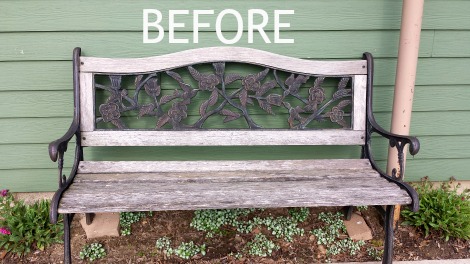 Oh the Stories this Bench Could Tell. Now Rejuvenated with a New Look. Come See!
