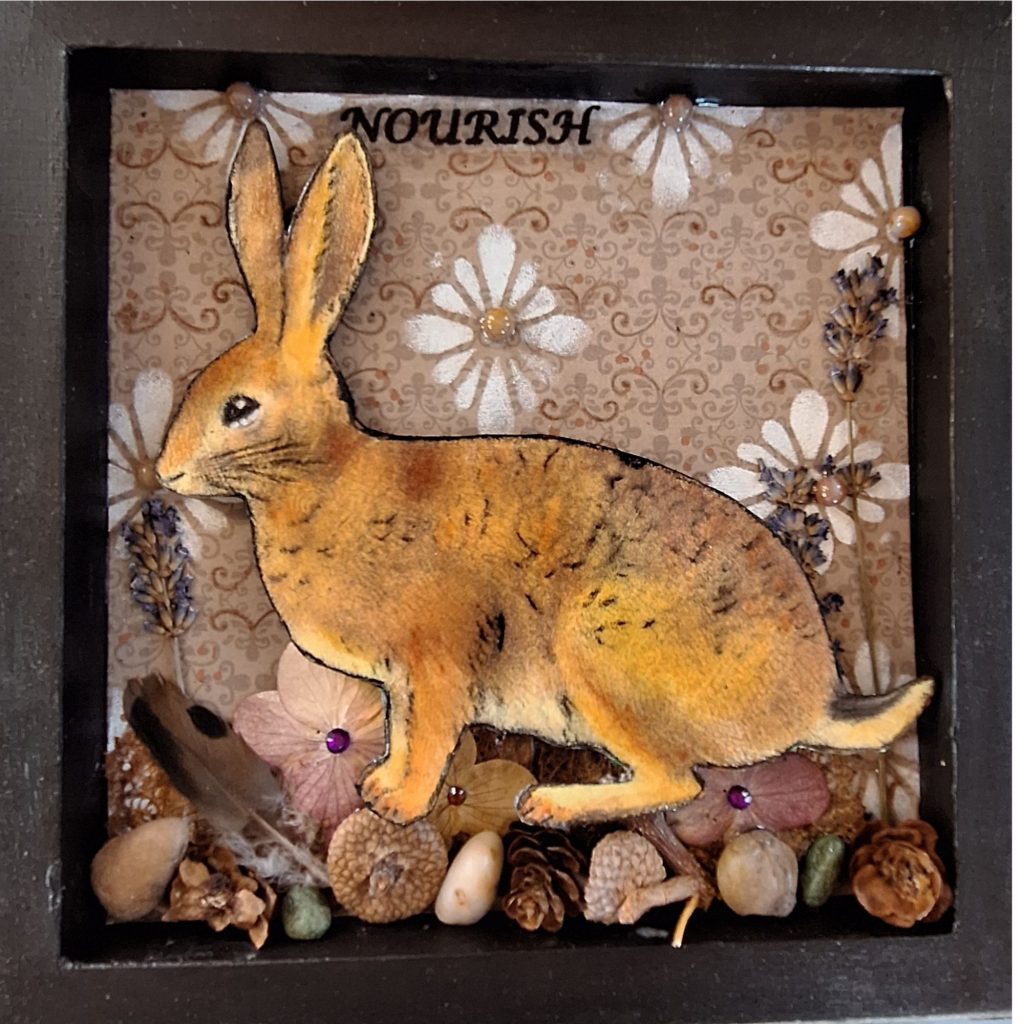 Rabbit Animal Oracle Art - Joyful Paws